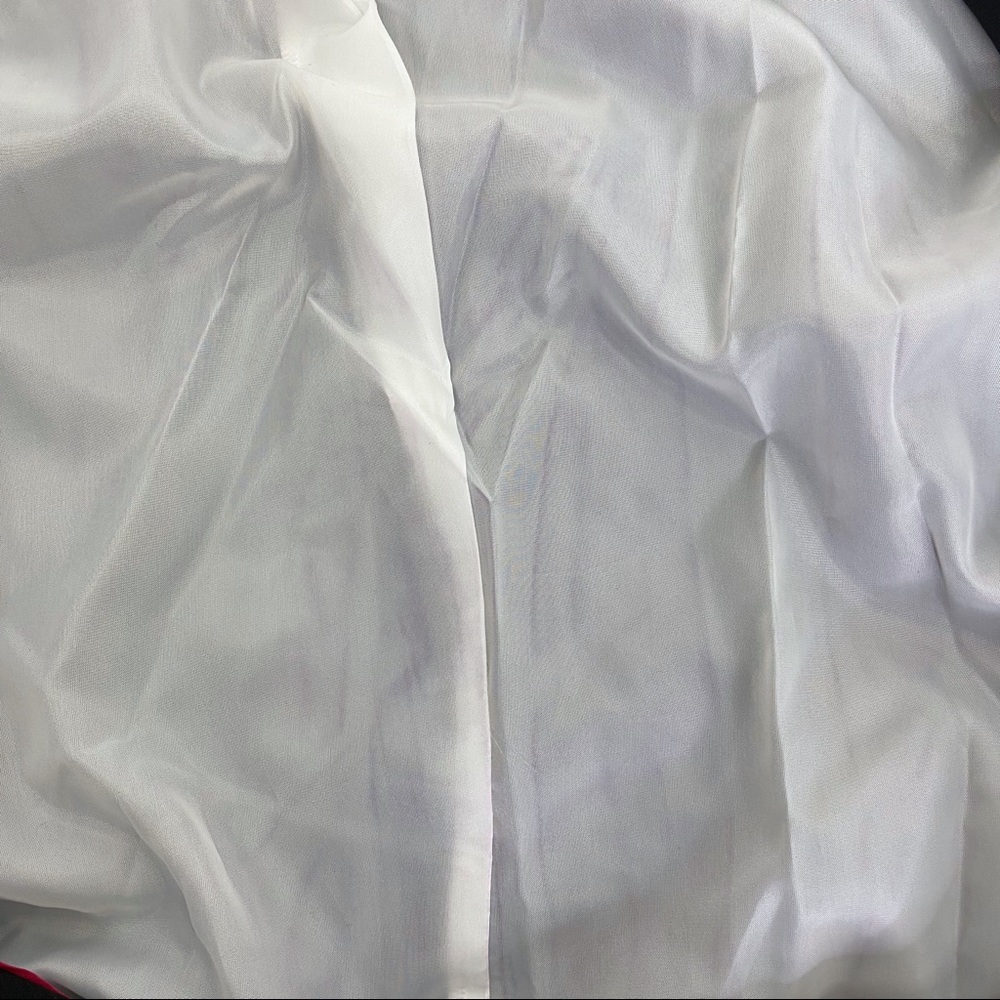 SOLD Worthington Black White Mod Zip Tie Waist Jacket - Picture 7 of 10